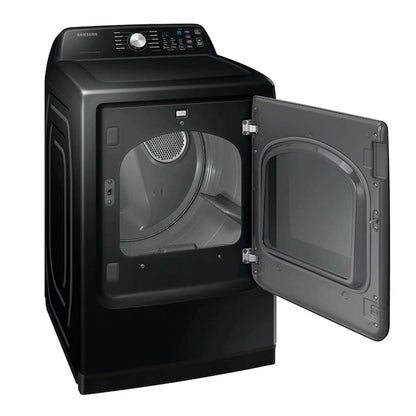 7.4 Cu. Ft. Capacity Electric Dryer With Sensor Dry In Brushed Black