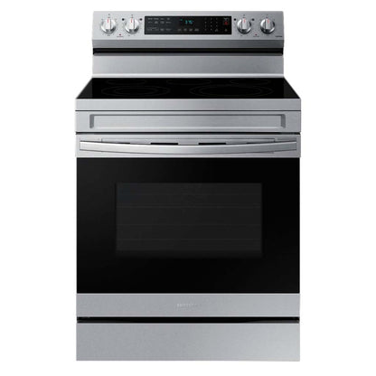 Samsung - 6.3 Cu. Ft. Freestanding Electric Range With Wifi, No-Preheat Air Fry & Convection - Stainless Steel